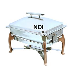 Réchaud en métal en laiton pour mariage et autres occasions utilisation de traiteur Finition personnalisée de qualité supérieure Chauffe-plats isolés - Product Image 4