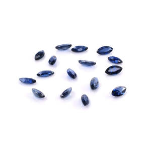 Saphir bleu royal naturel non traité, taille marquise calibrée, pierre précieuse facettée 2x4mm et 2.5x5mm, taille personnalisée, effets lumineux - Product Image 2