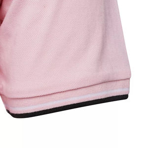 Polos de hombre de algodón piqué, manga corta, lisos, para verano - Product Image 3