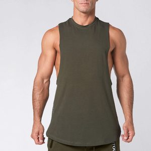 Débardeurs d'entraînement sans manches pour hommes Musculation Muscle Cut-Off Gym Performance Shirt Vêtements de sport en gros - Product Image 3
