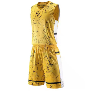 El mejor precio, alta calidad, 100% poliéster, ropa deportiva para hombres, uniforme de baloncesto, guiño a la humedad, conjuntos personalizados impresos transpirables - Product Image 1