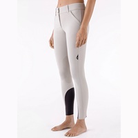 Pantalones ecuestres superventas para mujer, ropa de espectáculo con agarre de medio asiento, pantalones de montar a caballo personalizados a granel al por mayor