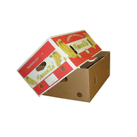Groothandel Op Maat Bedrukte Gegolfde Bananenfruit Verzenddoos Kwaliteit Exportverpakking Met Goudfolie En Embossing Handling