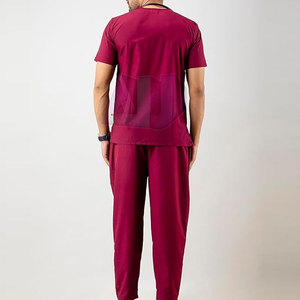 ชุดสครับคลาสสิก ผ้าฝ้ายน้ำหนักเบา เป็นมิตรกับสิ่งแวดล้อม สไตล์สั่งทำพิเศษ ชุดสครับเนื้อผ้านุ่มยืดหยุ่นสำหรับผู้ชาย - Product Image 3