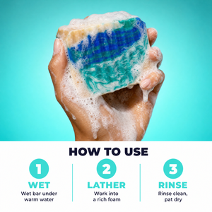 Handmade Where's the Beach? Anti-Acne Soap Bar Solid Form <b>Face</b>/Bath/Toilet Soap with Green Tea & Tea <b>Tree</b> Whitening Ingredients - Product Image 5