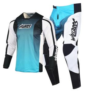 Ensemble de vêtements de motocross Willbros MX respirant, coupe-vent, imperméable, grande taille, séchage rapide, pour homme, tout-terrain, enduro, VTT - Product Image 5