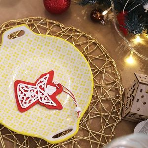 Handcrafted Round Natural Non-Slip Heat Resistant Round Gold Placemat <b>Paper</b> Braided Indoor Outdoor Dining Table Classic Style - Product Image 5