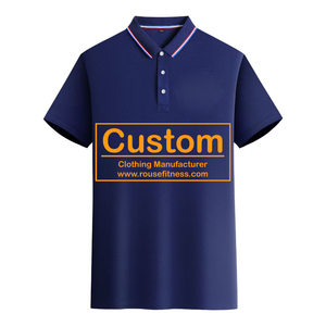 Polo de color sólido para hombre, camiseta de manga corta informal de verano de media manga con cuello Polo de negocios para hombre y mujer, ajuste cómodo - Product Image 5