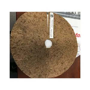 Coconut Coir Mulch Disc Mat for Covering Tree