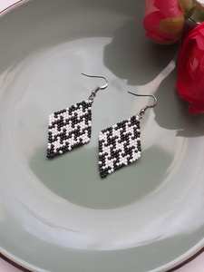 Pendientes bohemios con cuentas y diseño de turquesa, flecos en cascada, regalo de joyería único - Product Image 5