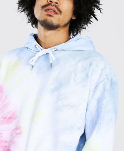 Conjunto de Sudadera con Capucha y Pantalones de Felpa Reversible Estilo Tie Dye de Moda, Talla Grande, para Hombre y Mujer, Ropa Deportiva Informal - Product Image 2