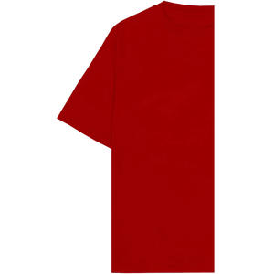 High Quality Customizable Logo Front Plus Size Men's Casual T-<b>shirt</b> <b>red</b> color 220gsm 100% Organic Cotton Breathable Blank - Product Image 6