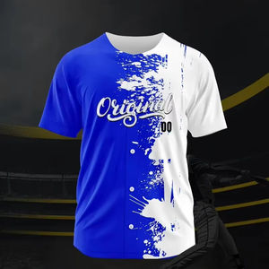 เสื้อเจอร์ซีย์เบสบอลทีมมาใหม่เสื้อทีมออกแบบได้ตามที่ต้องการสำหรับทุกเพศ - Product Image 1