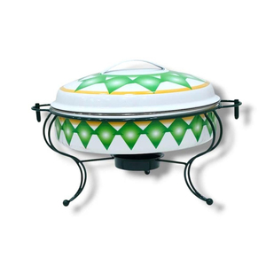 Luxury Metal Chafing Dish Hand Painted <b>Custom</b> Made Design Wholesale and Suppliers - Product Image 1