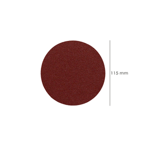 Carta Abrasiva di Ricambio con Velcro per Smerigliatrice Angolare O/ 115 mm. Grana 80 (10 Pezzi) - Product Image 2