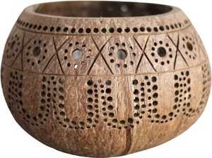 Wholesale Natural <b>Coconut</b> Shell Tea Light Holder/ <b>Coconut</b> Shell <b>Candle</b> Holder/ <b>Coconut</b> Shell Bowl for <b>Candle</b> Made in Vietnam - Product Image 3