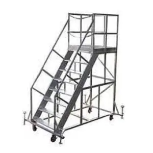 Endüstriyel adım arabası merdiveni (SUP-PPE-FP-ALST-933-1) fabrika doğrudan tedarik alüminyum merdiven