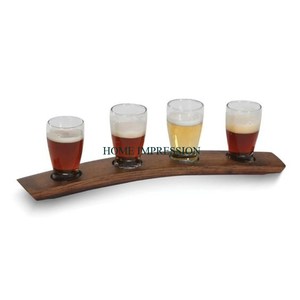 Premium Home Accessories Wooden Glass <b>Holder</b> Best Wine Serving <b>Utensil</b> With 4 Glass Holding Capacity High Quality Made Accessory - Product Image 3