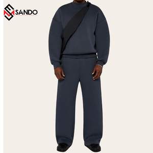 Vente en gros OEM Pantalon de jogging ample décontracté taille moyenne pour hommes avec logo personnalisé imprimé pantalon de survêtement vierge avec techniques brodées - Product Image 5