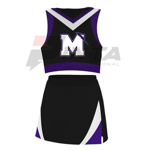 OEM Service Private Label Cheerleading Uniform-High Quality Breathable & Comfortable Spandex/Polyester All Season Low MOQ - Product Image 6
