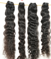 Extensions de cheveux humains indiens Remy 100% alignées sur les cuticules, 10-32 pouces, couleur naturelle, bruts non traités, lots naturels