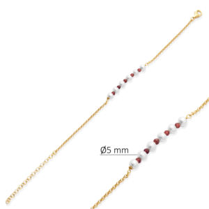 Bead and Pearl Design Beaded <b>Bracelet</b> Wholesale Handmade Turkish 925 Sterling <b>Silver</b> Jewelry - Product Image 6