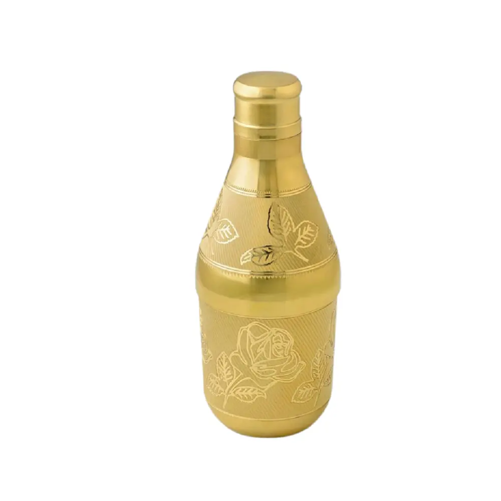 Botella de cobre de diseño antiguo 100% Botella de agua de cobre de la mejor calidad para tamaño personalizado y uso doméstico