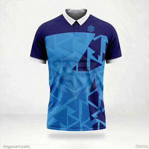 Profesional personalizado de alta calidad Ropa deportiva Media manga Material de poliéster Cricket Jersey - Product Image 1