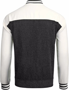 OEM personnalisé de haute qualité hommes Latterman vestes tissu velours côtelé garder au chaud Bomber Letterman veste de baseball pour homme - Product Image 4