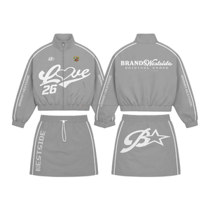 ชุดเซ็ตเสื้อฮู้ดกันลมแบบคัลเลอร์บล็อก กางเกงขาสั้น ซิปแบบพิเศษ น้ำหนักเบา ชุดวอร์มไนลอนผู้ชายทรงหลวมใส่สบายสำหรับฤดูร้อน - Product Image 2