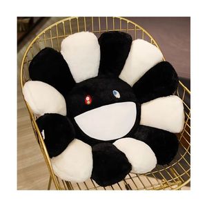 หมอนดอกไม้ มูราคามิ รุ่นใหม่ ขนาด 40/60 ซม. ผ้าพลัฌนุ่มพิเศษ 10 สี หมอนตุ๊กตาดอกไม้ยิ้มน่ารัก สำหรับตกแต่งบ้าน - Product Image 6