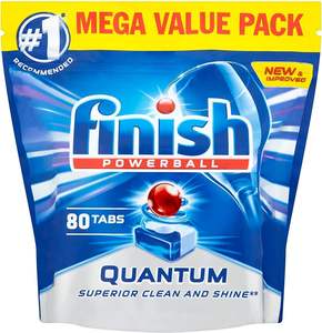 Tablettes lave-vaisselle Finish Quantum, 88 tablettes, parfum frais, nettoyage et brillance puissants, détergent puissant contre les taches de graisse - Product Image 5