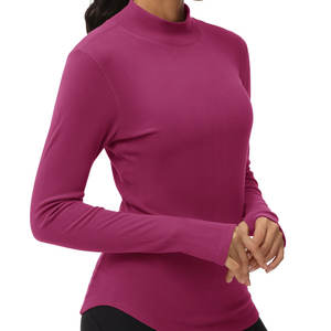 Camiseta Interior Cómoda para Montar a Caballo para Mujer, Manga Larga, Talla Adulto, Ligera, Ropa Deportiva para Gimnasio, Deportes y Actividades al Aire Libre - Product Image 1