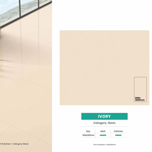 600x1200มม. สีเทามันวาวไม่ลื่นเต็มตัวกระเบื้องพอร์ซเลนพื้นกระเบื้องกลางแจ้งสำหรับอพาร์ทเมนต์และห้องนั่งเล่น - Product Image 1