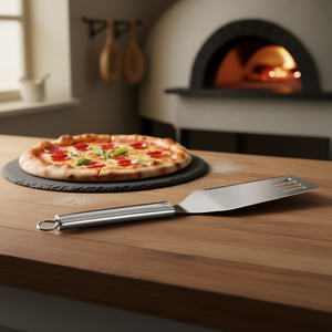 Espátula para Pizza SMART Cromada Pulida 2414, 4.8x29.5cm, para Herramientas de Pizza Premium Ghidini Cipriano - Product Image 3