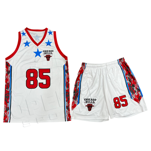 Uniforme de Baloncesto Unisex Personalizado con Sublimación Completa, Conjunto Deportivo Profesional de Secado Rápido, Tela Transpirable, Técnicas de Impresión - Product Image 1