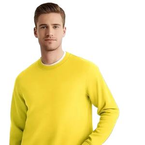 Sweatshirts pour hommes personnalisés, nouveaux et élégants, unisexes, surdimensionnés, 100% coton, doublure en polaire, sweatshirts lourds - Product Image 4