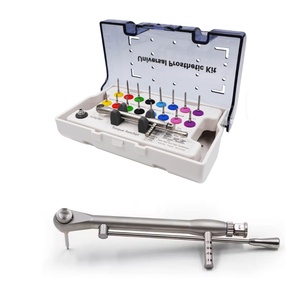 Kit de prothèse dentaire universel pour implants, 16 pièces, clé à molette, tournevis, instruments de restauration d'implants, Intense Surgical - Product Image 1