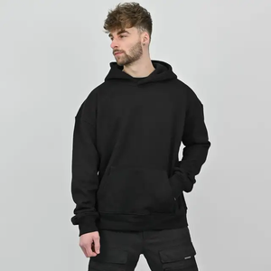 Sweat à capuche personnalisé avec lettres du collège, sweat à capuche surdimensionné pour hommes pull à capuche lourd - Product Image 4