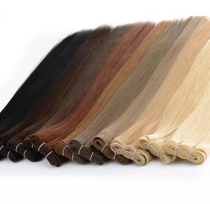 Extensiones de Cabello Remy Sedoso Indio de Primera Calidad con Cutícula Alineada, Mechones de Cabello Natural con Ondas Sueltas, Doble Trama a Máquina - Product Image 1