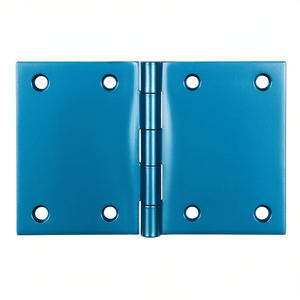 VORMANN Blue Zinc-Plated Steel Hinge 60mm Height 90mm Width 1.4mm Thickness Rolled Wide Storage Unit of 20" - Product Image 3