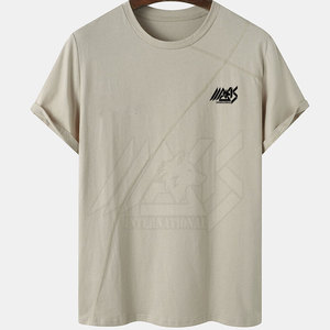 Camiseta Ligera de la Mejor Calidad, Nuevo Diseño, 100% Algodón para Hombre, Camiseta Estampada de Corte Holgado, Profesional y de Alta Venta - Product Image 1