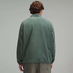 Venta al por mayor de sudadera de cuello redondo polar en blanco para hombre sudadera de poliéster personalizada - Product Image 2