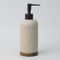 Distributeurs de savon en résine écologiques au design personnalisé pour la maison et l'hôtellerie, marque Jueheng, modèle JHE090B