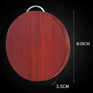 ร้อนขายโบราณรอบรูปร่างไม้ครัวตัดคณะกรรมการที่มีการจัดการการออกแบบใหม่เครื่องครัวไม้สับคณะกรรมการผู้ส่งออก - Product Image 6