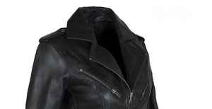 Veste en cuir pour femme de haute qualité, hiver, cuir luxueux, boutons, fermeture éclair - Product Image 2