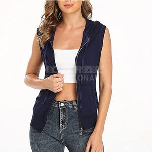 Nouvelle arrivée Sports de plein air Compression Offre Spéciale Fitness musculation sweat à capuche sans manches personnalisé pour femmes à vendre - Product Image 2