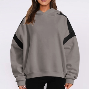 Nuevo diseño, venta al por mayor, 2025 suave 450GSM, ropa de calle, sudaderas con capucha y sudaderas de mujer de gran tamaño, sudadera de invierno de peso pesado para damas - Product Image 2