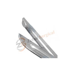 Meilleure qualité 18cm poignée en plastique noir ciseaux à pansement universels manuel chirurgical en acier inoxydable Super Cut coudé robuste - Product Image 2