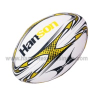 Nuevo Balón de Rugby de la Marca HANSON, de Caucho Sintético, Personalizado, de Calidad Profesional, de 4 Capas, Tamaño 4,5, 430-440 g, Duradero